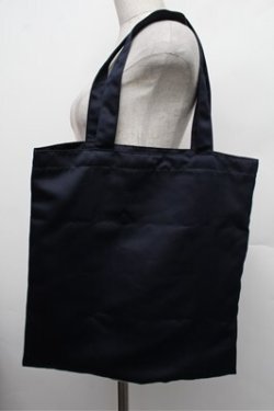 画像2: Maison de FLEUR / ロゴプリントトートバッグ  ネイビー S-25-12-24-009-LO-BG-HR-ZS