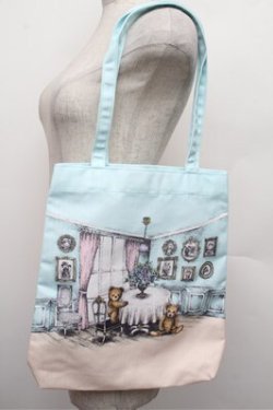 画像2: Franche Lippee / L.M Living roomトートバッグ  サックスｘオフ S-25-12-24-012-LO-BG-HR-ZS