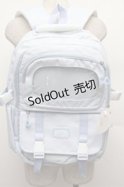 画像1: Nuta de mic / オタクの帰宅リュック  サックス S-25-12-24-019-PU-BG-HR-ZS