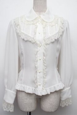 画像1: Innocent World / ロイネブラウス M 白 S-25-12-24-026-IW-BL-AS-ZS