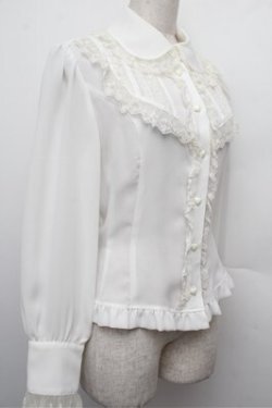 画像3: Innocent World / ロイネブラウス M 白 S-25-12-24-026-IW-BL-AS-ZS