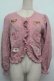 画像1: axes femme kawaii / Rosy Bearニットカーデ  ピンク S-25-12-24-029-AX-TO-HR-ZS (1)
