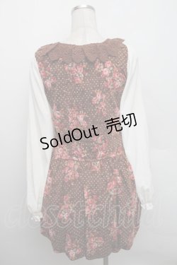 画像2: LIZ LISA / ドットローズ切り替えワンピース 0 ブラウン S-25-12-25-035-LO-OP-TK-ZS