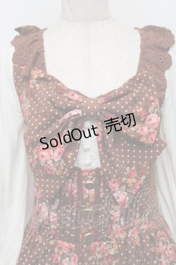 画像3: LIZ LISA / ドットローズ切り替えワンピース 0 ブラウン S-25-12-25-035-LO-OP-TK-ZS