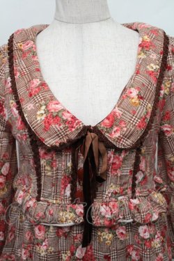 画像3: LIZ LISA / 花柄チェックチュニック 0 ブラウン S-25-12-25-036-LO-TO-TK-ZS