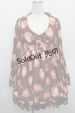 画像1: LIZ LISA / ドットローズワンピース 0 ブラウン S-25-12-25-038-LO-OP-TK-ZS