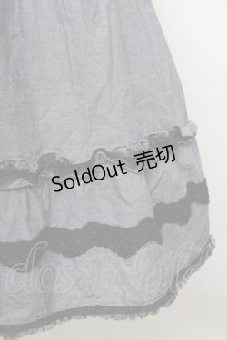 画像4: axes femme / レースフリルデニムキャミワンピース  ブルー S-25-12-25-044-AX-OP-TK-ZS