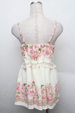 画像2: LIZ LISA / 胸元編み上げバラ柄キャミチュニック 1 オフ S-25-12-25-047-LO-OP-TK-ZS