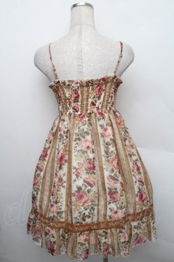 画像2: LIZ LISA / ストライプローズキャミワンピース F ベージュ S-25-12-25-048-LO-OP-TK-ZS