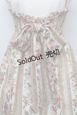 画像3: LIZ LISA / ストライプローズキャミワンピース F ベージュ S-25-12-25-048-LO-OP-TK-ZS