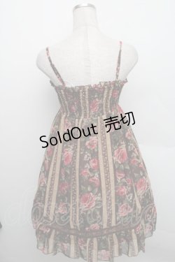 画像2: LIZ LISA / ストライプローズキャミワンピース F ブラウン S-25-12-25-050-LO-OP-TK-ZS