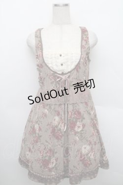 画像1: axes femme / ジャンドレレイヤード風チュニ  ブラウン S-25-12-25-053-AX-OP-TK-ZS