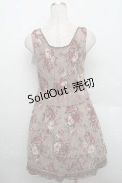 画像2: axes femme / ジャンドレレイヤード風チュニ  ブラウン S-25-12-25-053-AX-OP-TK-ZS