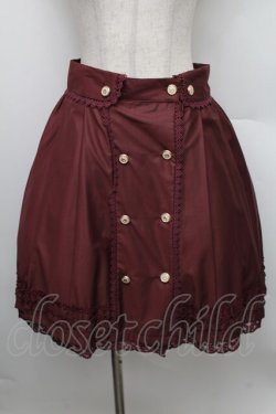 画像1: axes femme / ナポレオンスカート  ワイン S-25-12-25-056-AX-SK-HR-ZS