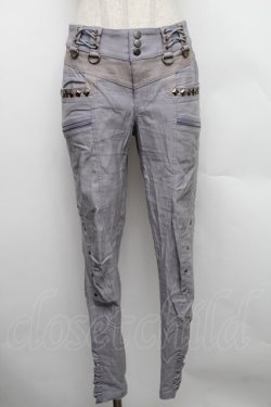 画像1: Rozen Kavalier / ストレッチスキニーパンツ  グレー S-25-12-25-063-OO-PA-HR-ZS