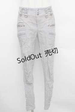 画像1: Rozen Kavalier / ストレッチスキニーパンツ  グレー S-25-12-25-063-OO-PA-HR-ZS