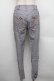 画像2: Rozen Kavalier / ストレッチスキニーパンツ  グレー S-25-12-25-063-OO-PA-HR-ZS (2)