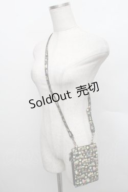 画像3: Franche Lippee / Hobbyroomスマホポシェット  黒 S-25-12-25-010-LO-ZA-HR-ZS