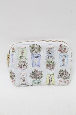 画像1: Franche Lippee / fortuneフラットポーチ  オフ S-25-12-25-002-LO-ZA-HR-ZS