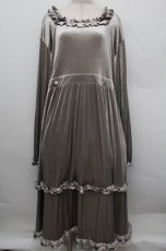 画像1: Virally / hsベロア2WAYワンピース 5L グレー S-25-12-28-032-LO-OP-HR-ZT598 (1)