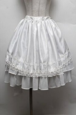 画像1: ALICE and the PIRATES / Memoire de Roseバッスルスカート  白 S-25-12-28-042-PA-SK-HR-ZS