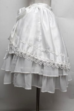 画像2: ALICE and the PIRATES / Memoire de Roseバッスルスカート  白 S-25-12-28-042-PA-SK-HR-ZS