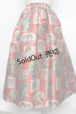 画像2: Franche Lippee / タペストリースカート 3L 赤 S-25-12-28-044-LO-OP-HR-ZS