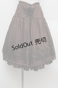 axes femme / ハイウエストスカート  ブラウン S-25-12-28-046-AX-OP-HR-ZS