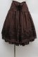 画像1: axes femme / ハイウエストスカート  ブラウン S-25-12-28-046-AX-OP-HR-ZS (1)