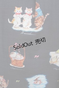 画像3: Franche Lippee / なつやすみ丈長スカート 3L 紺 S-25-12-28-048-LO-SK-HR-ZS