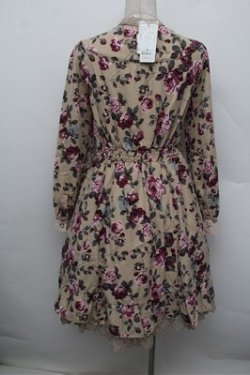 画像3: axes femme / 総バラベルト付ワンピース  ベージュ S-25-12-28-049-AX-OP-HR-ZS