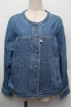 画像1: Franche Lippee / にがおえGジャン 3L ブルー S-25-12-28-008-LO-CO-HR-ZS