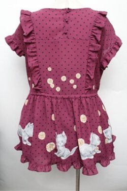 画像2: Franche Lippee / ポンポンキャットチュニック 3L パープル S-25-12-28-015-LO-OP-HR-ZS