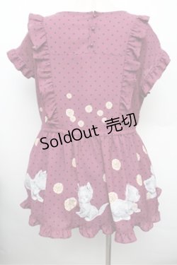 画像2: Franche Lippee / ポンポンキャットチュニック 3L パープル S-25-12-28-015-LO-OP-HR-ZS