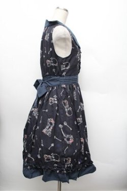 画像2: axes femme / 鍵柄ワンピース  紺 S-25-12-28-020-AX-OP-HR-ZS