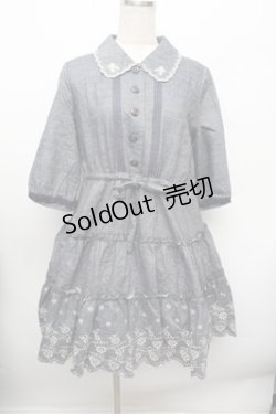 画像1: axes femme / 刺 デニムワンピース   S-25-12-28-021-AX-BL-HR-ZS