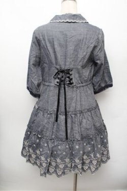 画像2: axes femme / 刺 デニムワンピース   S-25-12-28-021-AX-BL-HR-ZS