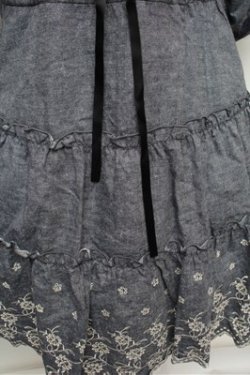 画像3: axes femme / 刺 デニムワンピース   S-25-12-28-021-AX-BL-HR-ZS