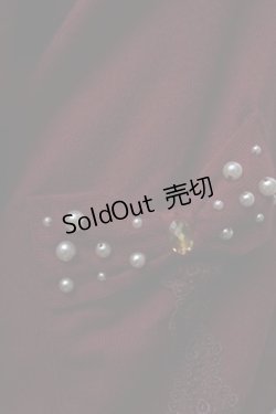 画像3: axes femme / リボンポケットVネックプルオーバー  赤 S-25-12-28-002-AX-TO-HR-ZS