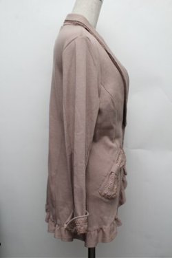 画像2: axes femme / マニッシュロングジャケット  ベージュ S-25-12-28-003-AX-JA-HR-ZS