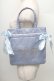 画像1: Maison de FLEUR / シナモロールみるくミニダブルリボントートバッグ  サックス S-25-12-29-028-LO-BG-AS-ZS (1)