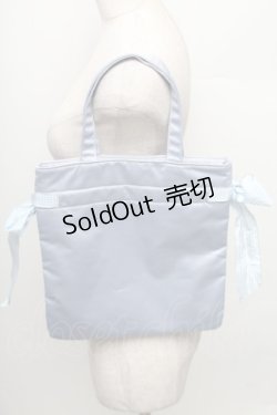 画像2: Maison de FLEUR / シナモロールみるくミニダブルリボントートバッグ  サックス S-25-12-29-028-LO-BG-AS-ZS