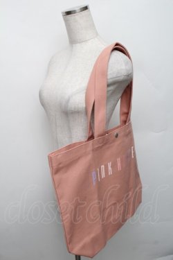 画像3: PINK HOUSE / ロゴトートバッグ  ピンク S-25-12-29-031-LO-BG-AS-ZS