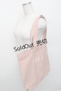 画像3: PINK HOUSE / ロゴトートバッグ  ピンク S-25-12-29-031-LO-BG-AS-ZS