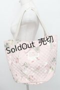 PINK HOUSE / Berry Roseプリントバッグ  ピンク S-25-12-29-034-LO-BG-HR-ZS