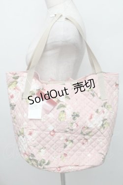 画像2: PINK HOUSE / Berry Roseプリントバッグ  ピンク S-25-12-29-034-LO-BG-HR-ZS