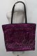 画像1: Jean Paul GAULTIER / ミラーデザインハンドバッグ  パープル S-25-12-29-035-GO-BG-AS-ZS (1)