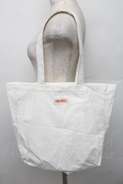 画像2: PINK HOUSE / ロゴバッグ  白 S-25-12-29-036-LO-JA-HR-ZS