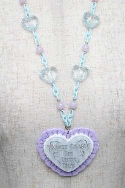 画像2: Angelic Pretty / MELODY TOYSハートネックレス（2020年）  ラベンダー S-25-12-29-009-AP-AC-AS-ZS