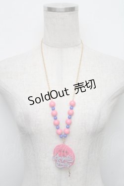 画像1: Angelic Pretty / Neon Musicネックレス  ピンク S-25-12-29-011-AP-AC-AS-ZS